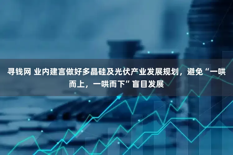 寻钱网 业内建言做好多晶硅及光伏产业发展规划，避免“一哄而上，一哄而下”盲目发展